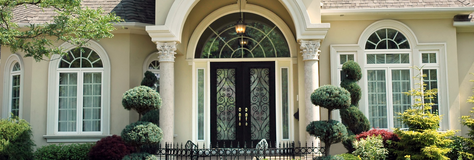 Luxury Door With Palladium Windows